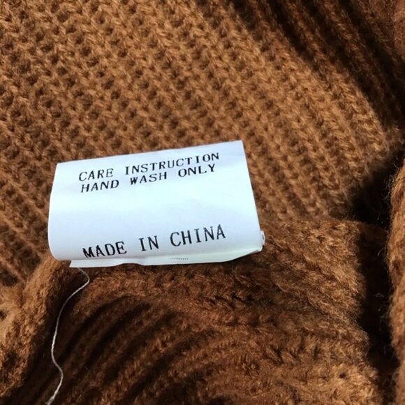 QUEEN OF SPARKLES Brown Sweater with Rainbow Sequins - Picture 9 of 12